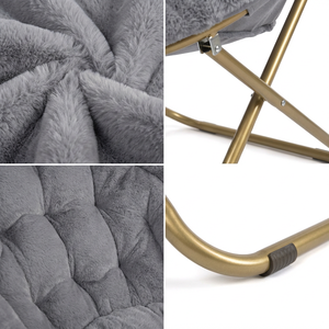 Fauteuil lune rembourré extra large et robuste, pliable et portable, pour camping, pique-nique et extérieur - Vente en gros - Product Image 5