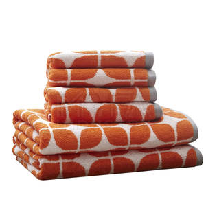 Serviettes de bain de luxe durables en coton recyclé, très absorbant, prix de gros - Product Image 1