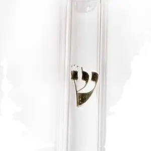 Hot và mới tự dính Acrylic mezuzah Scroll cho cửa nhà phước lành và bảo vệ Bìa/xu hướng mới chất lượng tốt Acrylic mezuzah