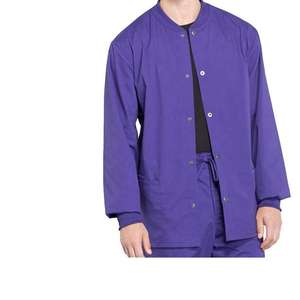 Vestes de gommage personnalisées extensibles de haute qualité Veste de soins infirmiers médicaux uniformes - Product Image 4