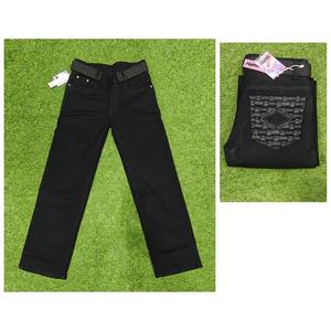 Black Straight Fit <b>Jeans</b> for <b>Boys</b> Versatile & Sleek Design Fashionable Style, Comfortable To Wear - Product Image 1