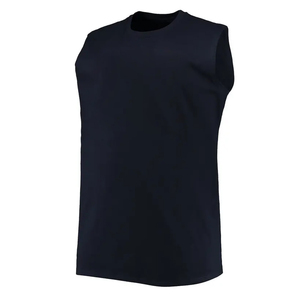 เสื้อกล้ามมีฮู้ดสำหรับผู้ชาย,เสื้อกล้ามคอตตอน100% สำหรับใส่ออกกำลังกายยิมยิม - Product Image 3