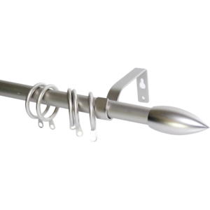 Asta per tende Puntale estensibile cm. 71 122 Argento - Product Image 1