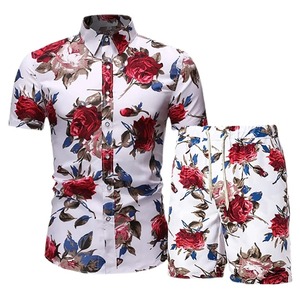 ชุดกีฬาออกกำลังกายของผู้ชายกางเกงขาสั้นสองชิ้นสีพื้นลำลองชุดวอร์มสำหรับฤดูร้อนพิมพ์โลโก้ได้ตามต้องการ - Product Image 6