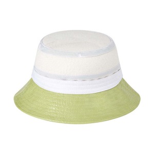 Precio al por mayor Venta superior Sombreros de cubo de cuero Buena calidad Tela hecha Sombreros de cubo Para la venta Ropa de playa Sombrero de cubo - Product Image 3