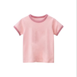 Camisetas de Verano para Niños de Primera Calidad, 100% Algodón, Casuales, Holgadas, de Manga Corta, 160g, Antiencogimiento, Cuello Redondo, Tela Lisa - Product Image 2