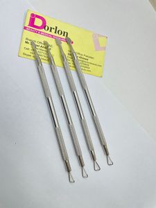 Outils professionnels de soin des ongles en acier inoxydable Durable Double face Durable réutilisable cuticule poussoir grattoir cuillère pour manucure - Product Image 2