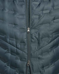 Gilet matelassé sans manches personnalisé en gros, gilet matelassé pour homme en polyester de haute qualité, sur mesure, avec col montant et fermeture éclair - Product Image 5