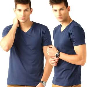 Camiseta de poliéster con imágenes impresas digitales personalizadas Unisex, camiseta de secado rápido, ropa deportiva transpirable con cuello en V, camisetas - Product Image 1