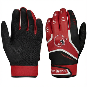 Wholesale Bulk Custom Baseball Batting Gloves Breathable Cowhide Durable Construction Wristband Closure Softball Batting Gloves - Product Image 5