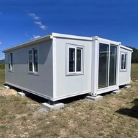 Maison extensible, la cabine de voyage mobile préférée pour les hôtels de camping de taille personnalisée, pouvant être remorquée par une remorque