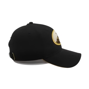Custom Logo <b>Quick</b>-<b>Dry</b> Performance Golf Hat 5-Panel Moisture-Wicking Sports <b>Cap</b> For Men Metal Clip Closure For Golf Tournaments - Product Image 4