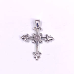 จี้เงินแท้ 925 รูปทรงกางเขน งานฝีมือประณีต ราคาขายส่งจำนวนมาก คุณภาพสูง เครื่องประดับเงินสำหรับผู้หญิง - Product Image 4