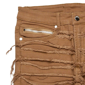 <b>Men</b> Faded Skinny Distressed <b>Jeans</b> Stylish and Durable Ripped Denim Daily Casual Wear Denim <b>Flared</b> <b>Jeans</b> Pant custom logo - Product Image 4