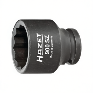 Hazet 1/2'' <b>12</b>-<b>Point</b> Square <b>Socket</b> with Traction Profile and Borehole - Product Image 2