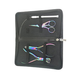 Juego de herramientas de alicates para extensiones de pelo de trama de acero inoxidable chapado en oro de alta calidad al por mayor Juego de alicates Microlink - Product Image 5