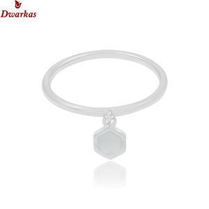 เครื่องประดับแฟชั่นสำหรับงานแต่งงานแหวนเคลือบสีขาวเงินสเตอร์ลิง925 - Product Image 3