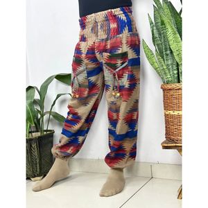 Unisex Boho Hareem <b>Pant</b> Men's Yoga Leisure <b>Pants</b> Yak <b>Wool</b> Blend Aztec Geometric Non-Itchy Warm Hand Stitched Hippie Tribal Style - Product Image 1