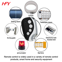 Control Remoto Universal de 4 Botones con Clonación Automática de Código Variable, Transmisor RF de 433.92MHz 868MHz para Puerta de Garaje