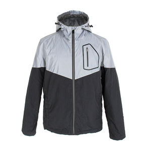 New Arrival Hooded <b>Men's</b> <b>Lightweight</b> Windbreaker <b>Jacket</b> with Front Logo Plus Size <b>Waterproof</b> & Breathable Outdoor Nylon - Product Image 4