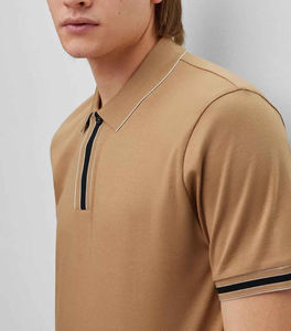 Camiseta Polo de Golf para Hombre, Uniforme Casual de Poliéster y Algodón, Marca OEM, Nueva, Venta al por Mayor, Personalizable con Logotipo Bordado e Impresión, 2024 - Product Image 4