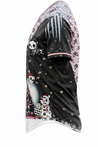 Maillot de baseball de Noël gothique personnalisé, sublimé, respirant, unisexe, avec nom de joueur imprimé (OEM/Vente en gros) - Product Image 4