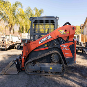 Cargadora Compacta de Orugas KUBOTA SVL75-2, Cargadora de Dirección Deslizante con Cucharón de 4 Toneladas, Motor, Engranaje Central, Entrega Rápida - Product Image 2