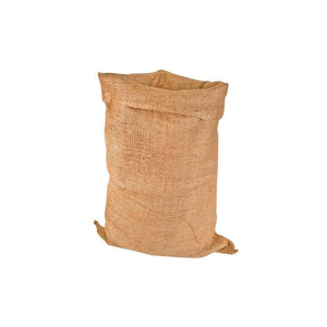 Sac fourre-tout en jute recyclable et durable imprimé d'un logo personnalisé Emballage textile souple naturel écologique pliable fait à la main pour les aliments - Product Image 3