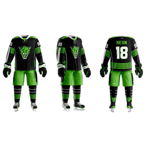 Conjunto de Jersey de entrenamiento reversible unisex, nuevo estilo, personalizado, OEM, nombre del equipo, uniforme de impresión, pantalones cortos de sublimación, nueva ropa de hockey sobre hielo - Product Image 6