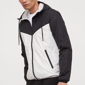 Chaquetas Cargo de Nailon Casuales para Hombre, Ligeras, Estilo Urbano, Personalizadas OEM, Cortavientos Impermeable con Capucha para Hombre - Product Image 2