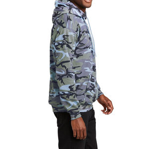 Custom logo Men's Tech Fleece Sports Hoodie Camo Print Knitted Poly/Cotton Formal Style Camo hunting and <b>fishing</b> Hoodies - Product Image 4