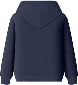 Sudadera con capucha de invierno con logotipo personalizado de gran tamaño en blanco de algodón con bolsillo de canguro para hombres cómoda y transpirable de gran tamaño - Product Image 5