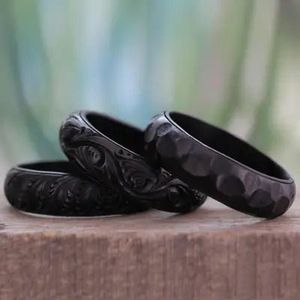 MADE Diseño único Brazalete de madera Pulsera Flor hecha a mano Brazalete de madera Tamaño personalizado con patrón de corona para boda - Product Image 2