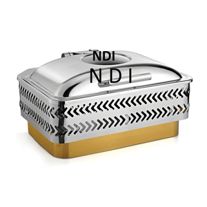 Custom Made Decorative Metal Chafing Dish Nickel Finishing Handmade Design Chafing Dish With Durable Quality - Product Image 1