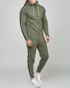 เสื้อวอร์มแนวสตรีทใส่วิ่งแบบผ้าฝ้ายมีฮู้ดสองชิ้นผ้าคอตตอนผ้าขนแกะหนาสำหรับ100% เสื้อกันหนาวมีฮู้ดขนาดใหญ่พิเศษออกแบบได้ตามที่ต้องการ - Product Image 4