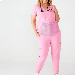 Combinaison de travail respirante et légère pour femmes, respectueuse de l'environnement, pour le personnel médical, avec tissu extensible, coupe élégante, détection des aiguilles - Product Image 2