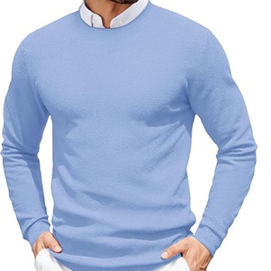 Argyle suéter tejer patrón algodón prendas de punto OEM logotipo personalizado moda pulóver a granel al por mayor suministro de fábrica - Product Image 3