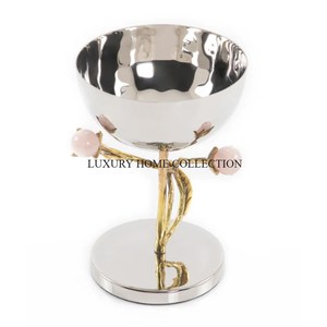 Versatile, High-quality Aluminum Metal Serving <b>Bowls</b> for Serving Appetizers Salads <b>Desserts</b> at Special Events Casual Gatherings - Product Image 5