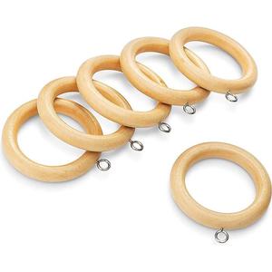 High Strength <b>Wooden</b> Curtain Rings for Shower Curtains Window Curtains and <b>Partitions</b> Available for competitive Price from India - Product Image 3