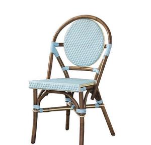 Elegante Silla de ratán minimalista para casa de campo al aire libre o comedor Bellamente diseñado Villa o muebles de apartamento - Product Image 2