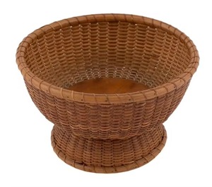 Bol en rotin simple moderne rangement tissé polyvalent pour fruits collations noix cuisine organisateur décoratif de table d'Inde - Product Image 2