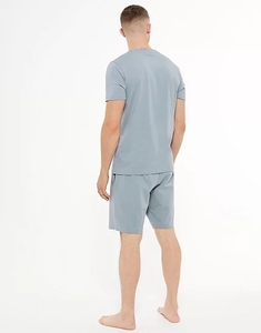 Coupe-vent personnalisé de haute qualité pour hommes ensemble de t-shirts coupe-vent respirants en coton coupe décontractée ensemble solide pour l'été - Product Image 6