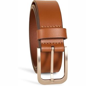 Nuevo cinturón de cuero con hebilla de Pin para hombre de estilo único 2025, cinturones de cuero informales de negocios a la moda - Product Image 6