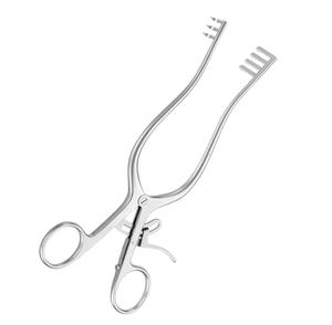 WEITLANER 200mm 7.78 \ "Rétracteur manuel à retenue automatique 3X4 dents semi-tranchant en acier inoxydable non stérile Adson articulé - Product Image 2