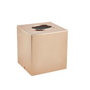 Boîte à mouchoirs en laiton, couvercle de serviette rectangulaire, boîte à mouchoirs pour taille personnalisée, prix bon marché avec utilisation manuelle - Product Image 5