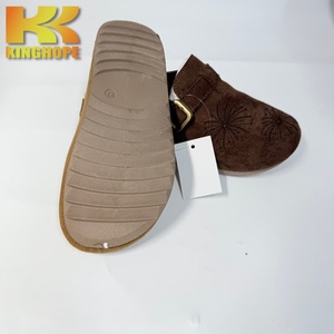 Mules en daim et cuir PU pour femmes, style Birkenstock, motif de feux d'artifice brodés - Product Image 5