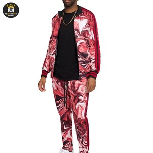 Sublimación por encargo de los hombres Deportes Sublimación Chándal Vintage Softshell Sublimación Impresión Chándal - Product Image 1