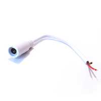 Vente en gros prise d'alimentation CC connecteur femelle fil 15 cm LED bande lumière connecteur électrique accessoire pour LED bandes adaptateurs d'alimentation