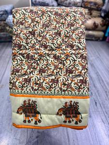 100% coton réversible indien ethnique main bloc imprimé couette léger hiver Razai couverture pour hôtels - Product Image 2