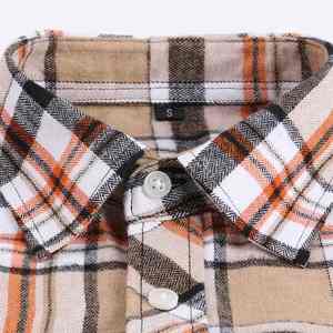 OEM Custom Logo <b>Men</b> Cotton Plaid <b>Flannel</b> <b>Shirt</b> Soft Comfortable Breathable <b>Shirts</b> Factory Wholesale Custom Made <b>men's</b> <b>shirts</b> - Product Image 4